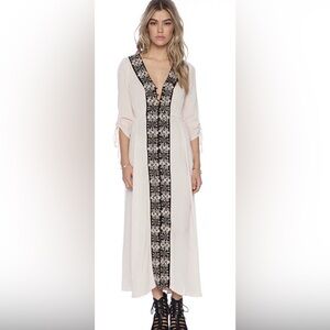 Free People Journey to the Horizon Maxi Dress in She’ll Pink